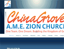 Tablet Screenshot of chinagroveamezion.org